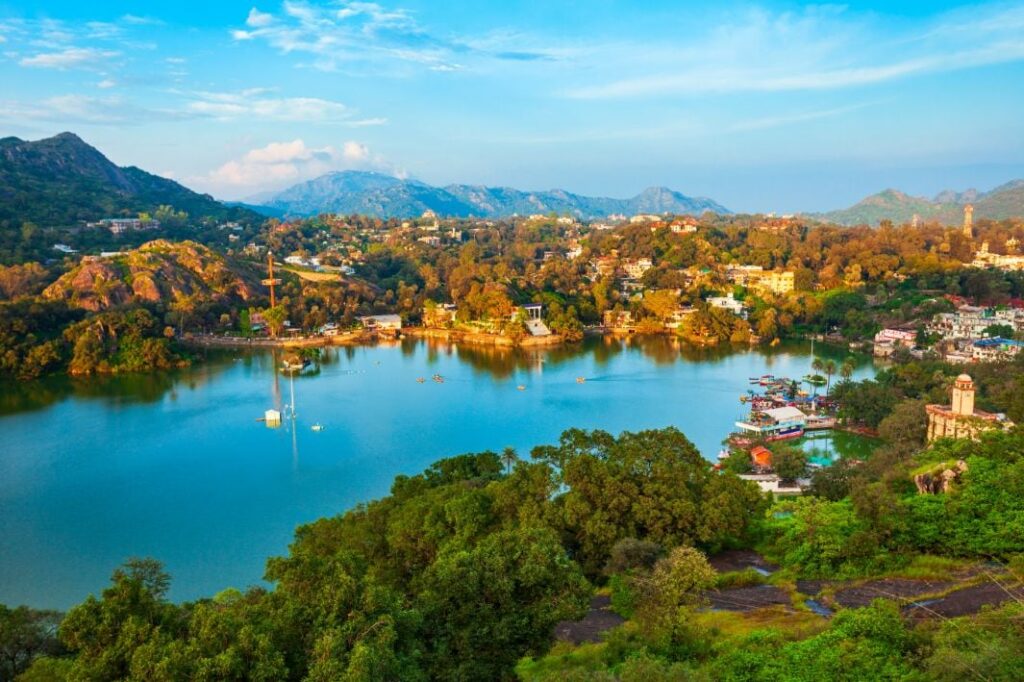 Mount Abu hill station with serene lakes, lush Aravalli hills, ancient temples, and peaceful scenic views for travelers.”